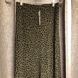 NWT Sanctuary animal print skirt size small